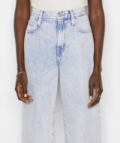 Frame-denim Ultra High Rise Barrel -- Whisper