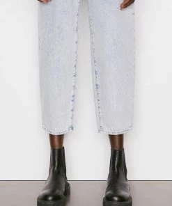 Frame-denim Ultra High Rise Barrel -- Whisper