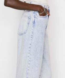 Frame-denim Ultra High Rise Barrel -- Whisper
