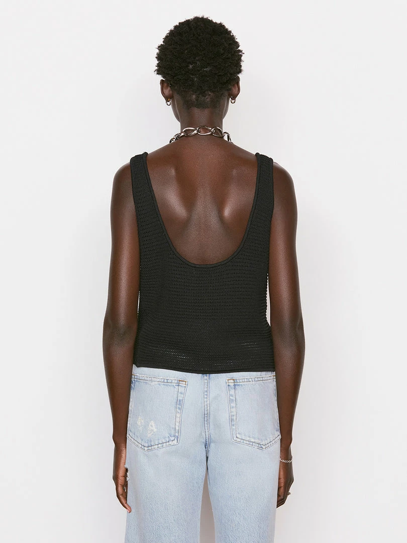 Wholesale 𧨠Frame-denim Crochet Tank -- Noir π© Women π 7 Frame-denim Crochet Tank -- Noir Women