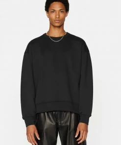 Frame-denim Frame Graphic Sweatshirt -- Noir Men