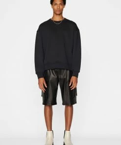 Frame-denim Frame Graphic Sweatshirt -- Noir Men