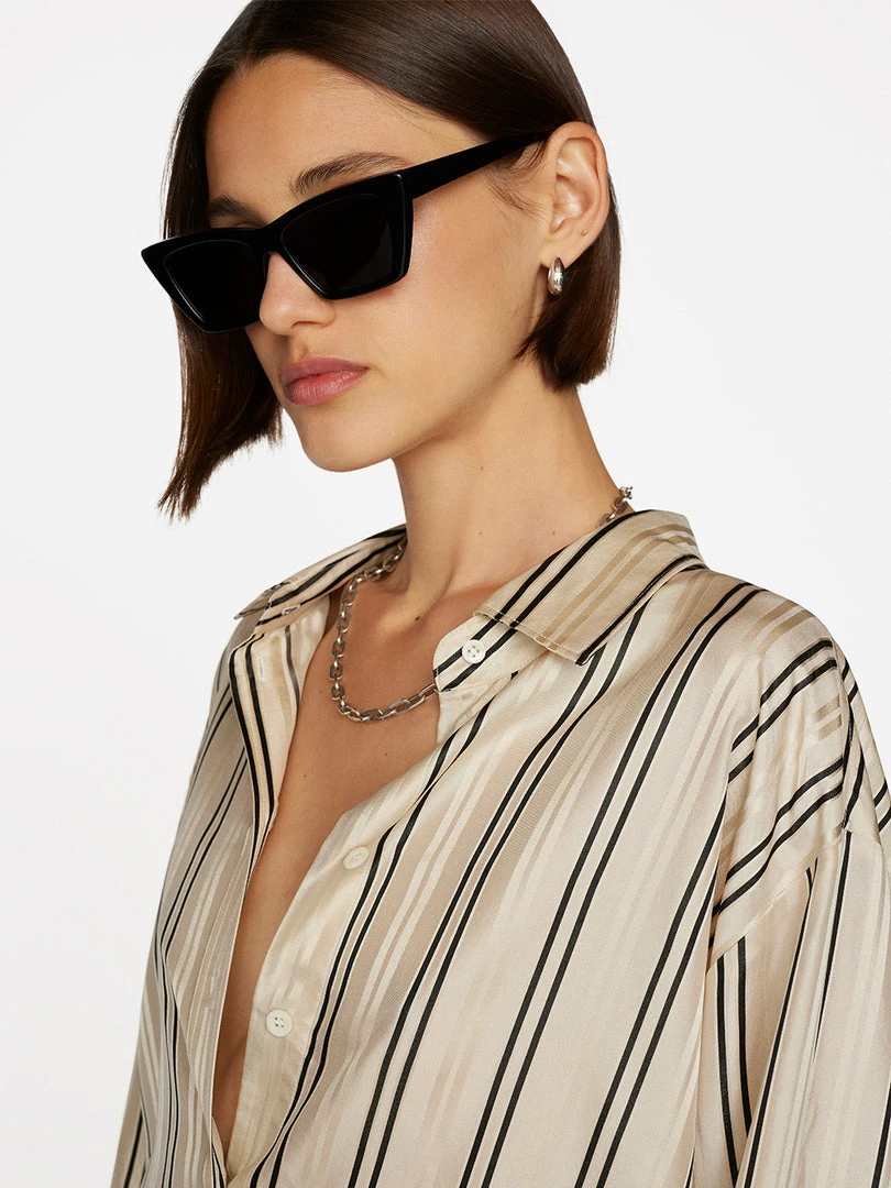 Cheap π₯ Frame-denim π© Women The Oversized π Shirt -- Vanilla Multi π₯ 3 Frame-denim Women The Oversized Shirt -- Vanilla Multi