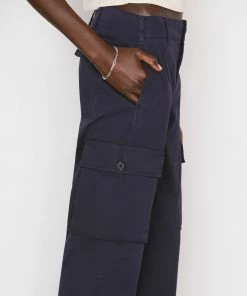 Frame-denim Relaxed Utility Pant -- Washed Navy