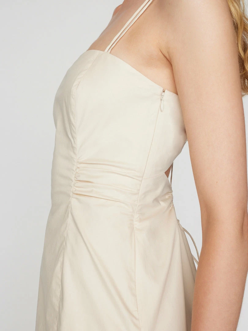 Flash Sale β€οΈ Frame-denim π© Women Tie Back Mini π Dress -- Flax β 5 Frame-denim Women Tie Back Mini Dress -- Flax