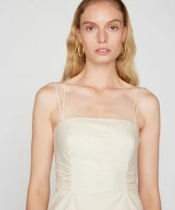 Flash Sale β€οΈ Frame-denim π© Women Tie Back Mini π Dress -- Flax β 9 Frame-denim Women Tie Back Mini Dress -- Flax