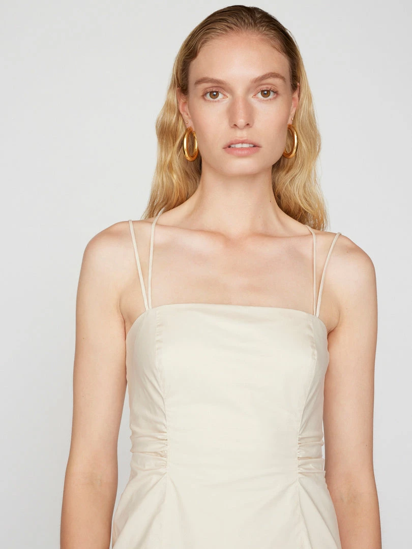 Flash Sale β€οΈ Frame-denim π© Women Tie Back Mini π Dress -- Flax β 3 Frame-denim Women Tie Back Mini Dress -- Flax