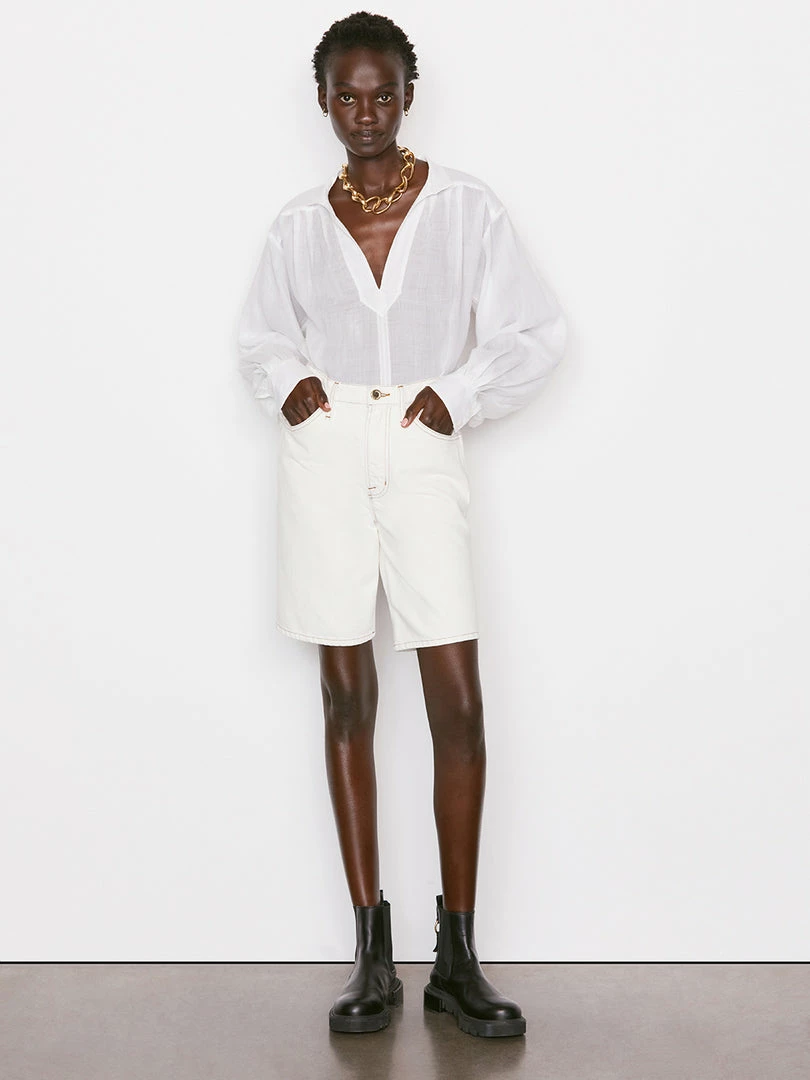 Coupon π Frame-denim Kaftan Popover -- Blanc π© Women π 2 Frame-denim Kaftan Popover -- Blanc Women