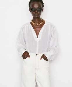 Frame-denim Kaftan Popover -- Blanc Women