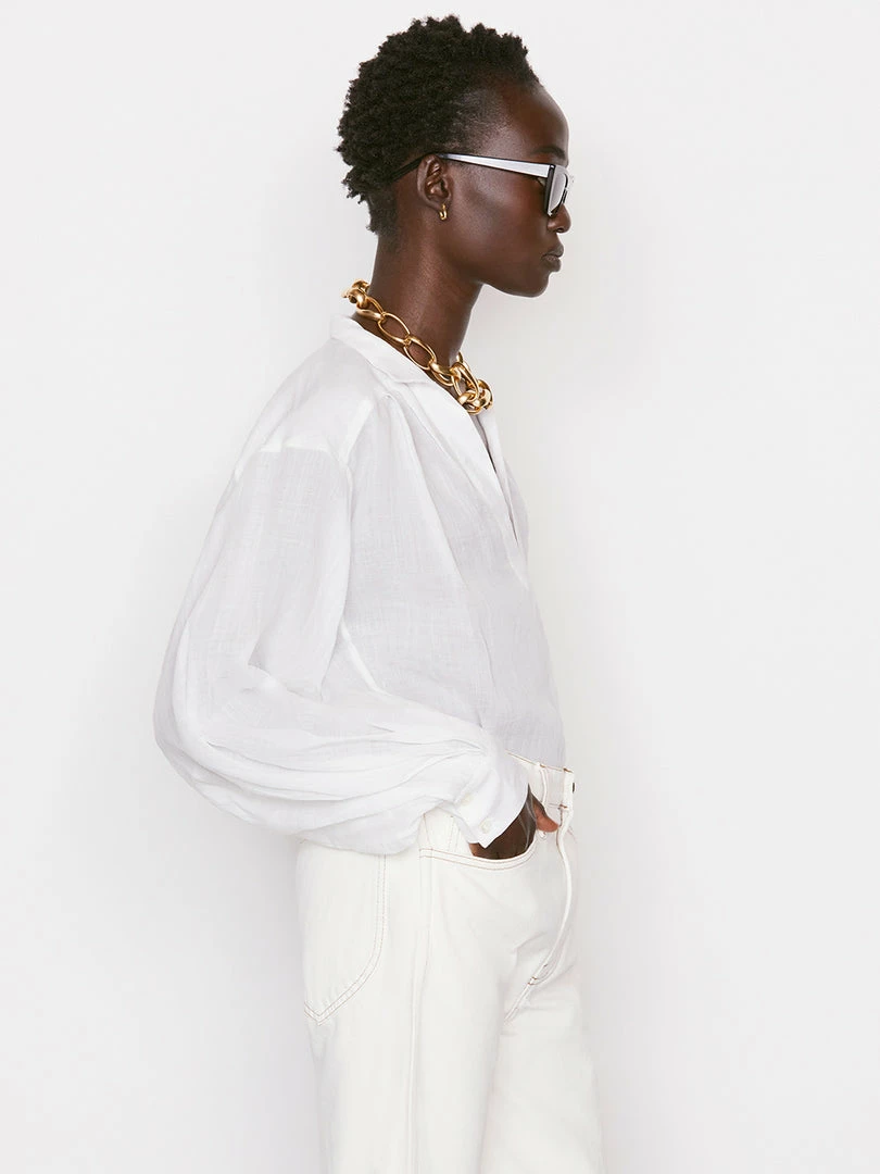 Coupon π Frame-denim Kaftan Popover -- Blanc π© Women π 4 Frame-denim Kaftan Popover -- Blanc Women