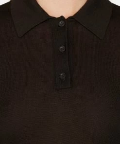 Frame-denim Refined Polo Sweater -- Americano Women