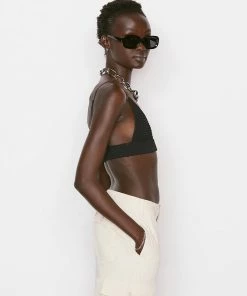 Frame-denim Crochet Bralette -- Noir Women