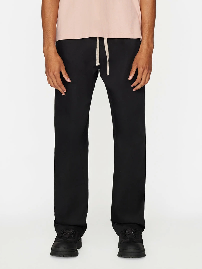 Coupon ❤️ Frame-denim Cotton Wide Trouser -- Noir ⌛ 1 Frame-denim Cotton Wide Trouser -- Noir