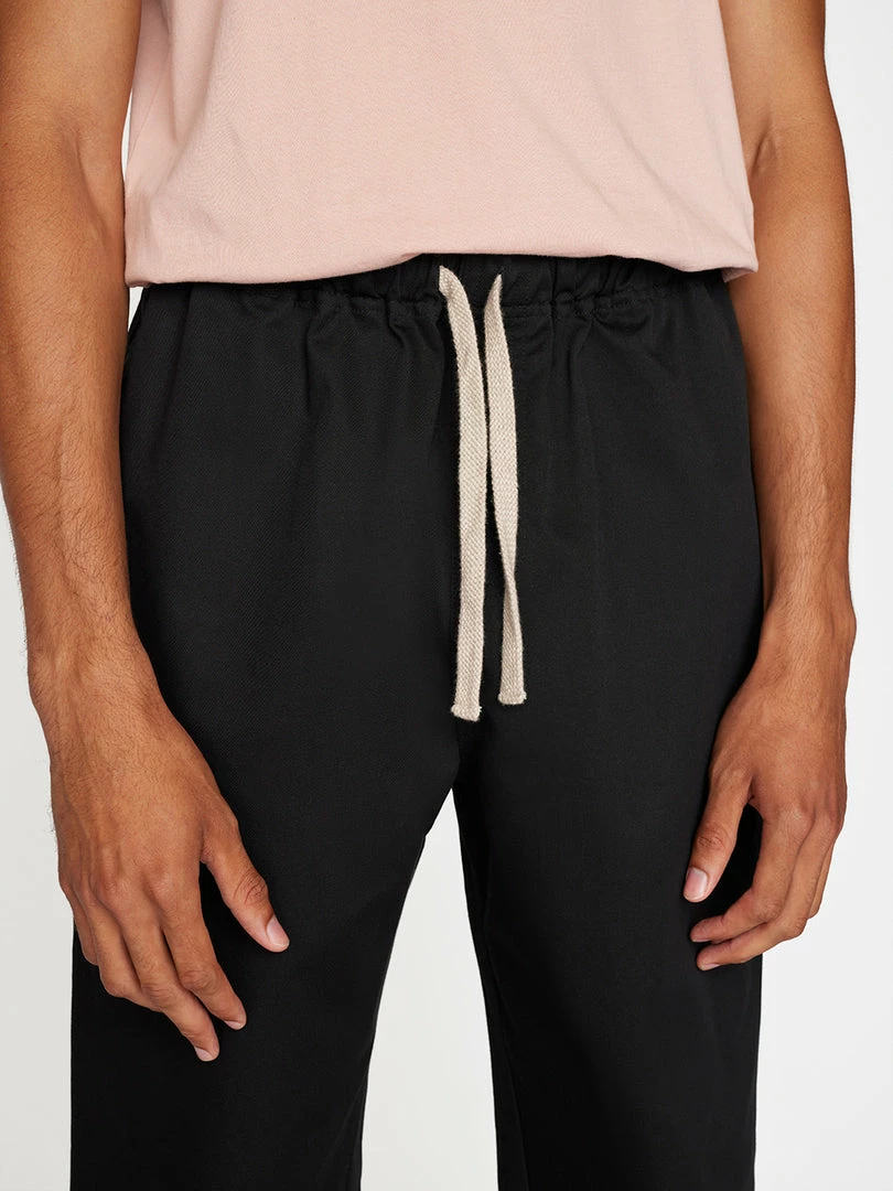 Coupon ❤️ Frame-denim Cotton Wide Trouser -- Noir ⌛ 3 Frame-denim Cotton Wide Trouser -- Noir