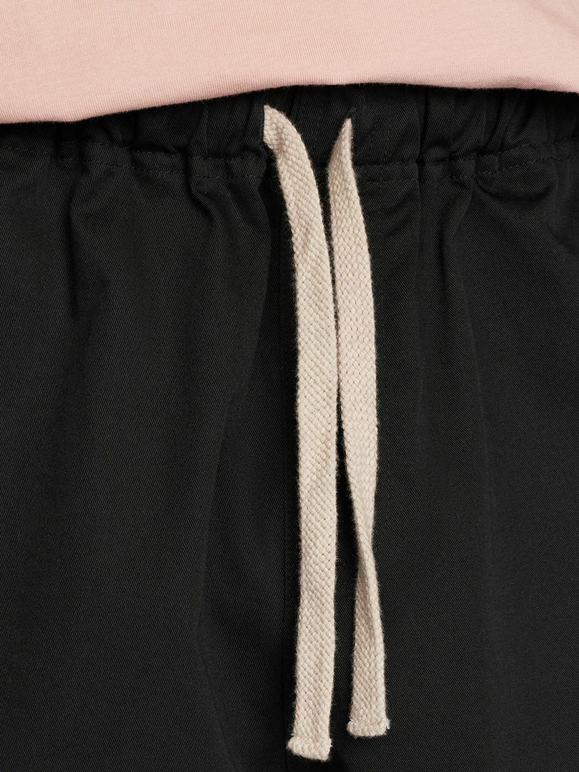 Coupon ❤️ Frame-denim Cotton Wide Trouser -- Noir ⌛ 4 Frame-denim Cotton Wide Trouser -- Noir