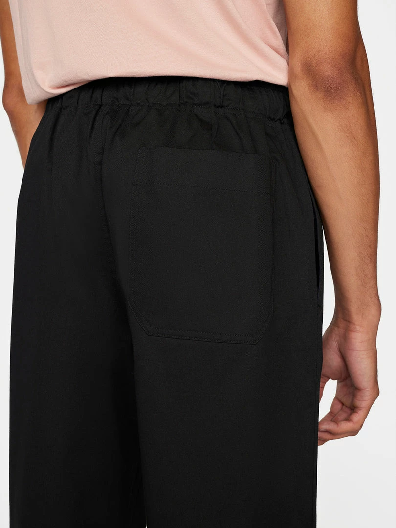 Coupon ❤️ Frame-denim Cotton Wide Trouser -- Noir ⌛ 6 Frame-denim Cotton Wide Trouser -- Noir