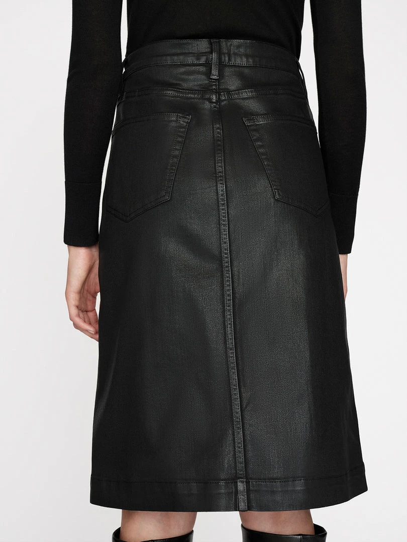 Buy π Frame-denim π© Women Midi Slit π Skirt -- Noir π§₯ Coated π 5 Frame-denim Women Midi Slit Skirt -- Noir Coated