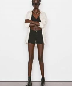 Frame-denim Le Cut Off -- Noir