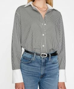 Best Sale π― Frame-denim The Oversized π Shirt -- Noir Multi π© Women π 11 Frame-denim The Oversized Shirt -- Noir Multi Women