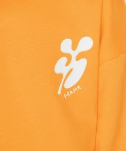 Flash Sale 𧨠Frame-denim π© Women Oversized Crew Sweatshirt -- Kumquat π 13 Frame-denim Women Oversized Crew Sweatshirt -- Kumquat