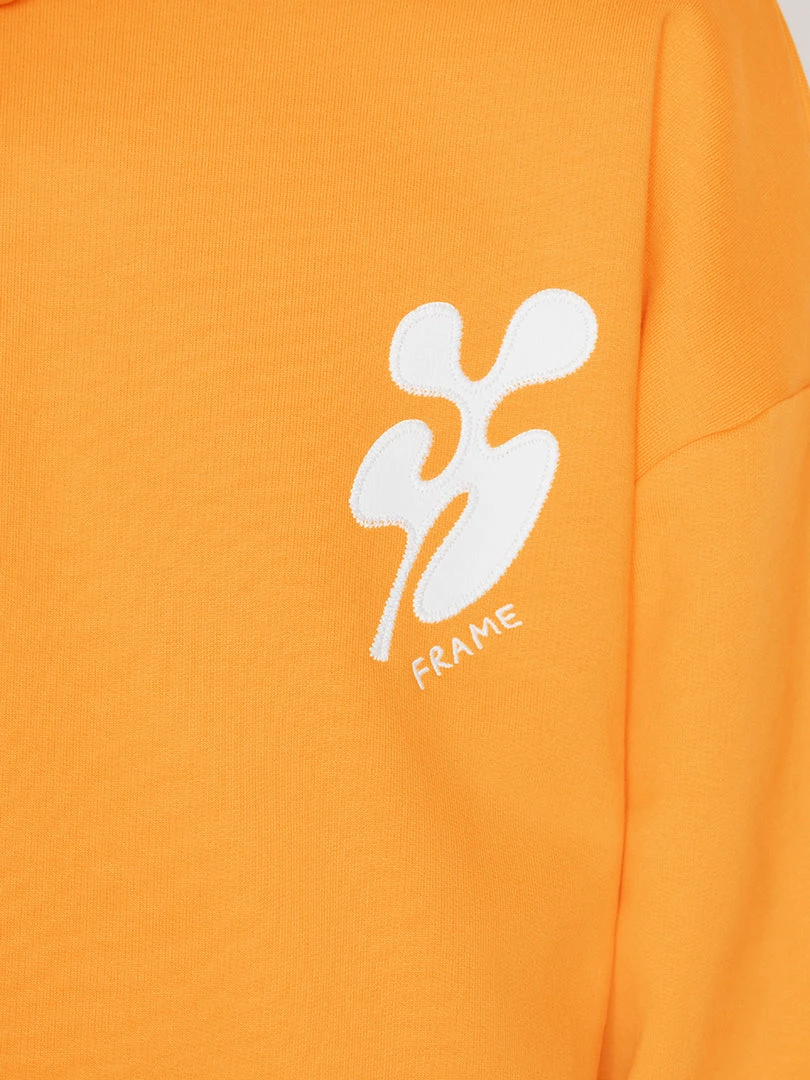 Flash Sale 𧨠Frame-denim π© Women Oversized Crew Sweatshirt -- Kumquat π 6 Frame-denim Women Oversized Crew Sweatshirt -- Kumquat