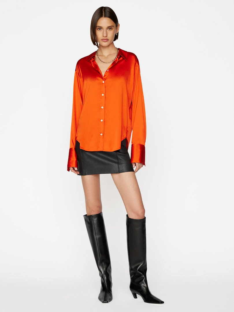 Hot Sale β Frame-denim The Standard π Shirt -- Mandarin π© Women π 1 Frame-denim The Standard Shirt -- Mandarin Women