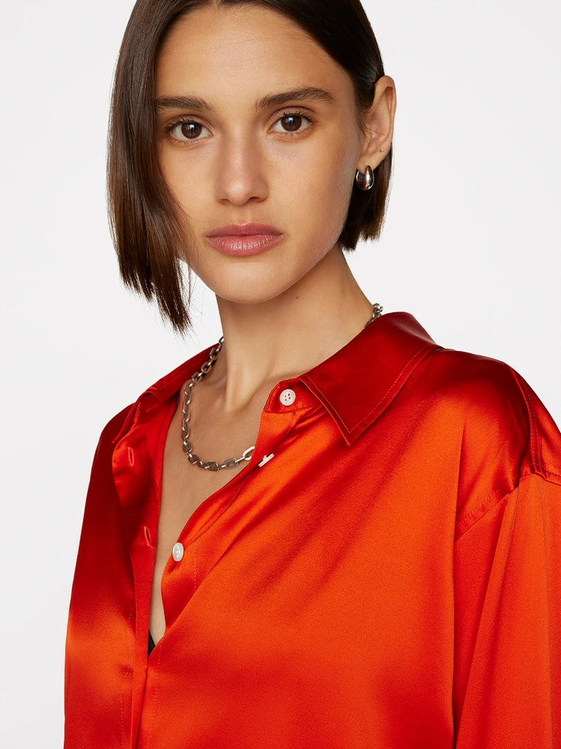 Hot Sale β Frame-denim The Standard π Shirt -- Mandarin π© Women π 2 Frame-denim The Standard Shirt -- Mandarin Women