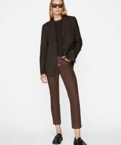 Frame-denim Women Le Sylvie -- Dark Chocolate