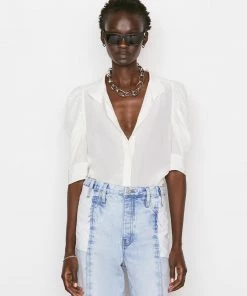 Frame-denim Gillian Top -- Off White