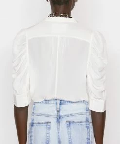 Frame-denim Gillian Top -- Off White