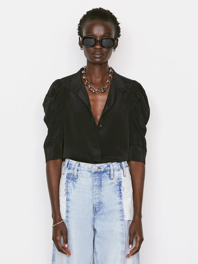 Deals π― Frame-denim Gillian Top -- Noir β 1 Frame-denim Gillian Top -- Noir