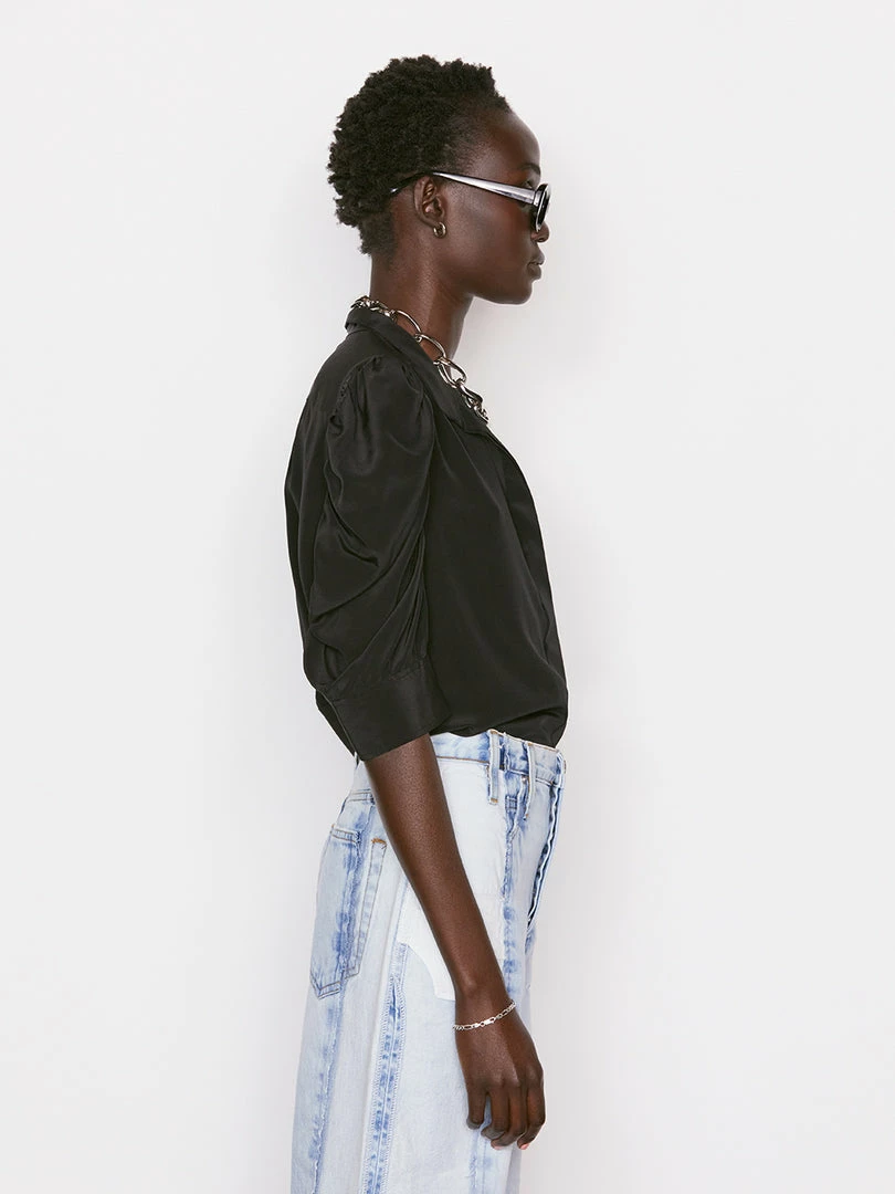 Deals π― Frame-denim Gillian Top -- Noir β 6 Frame-denim Gillian Top -- Noir