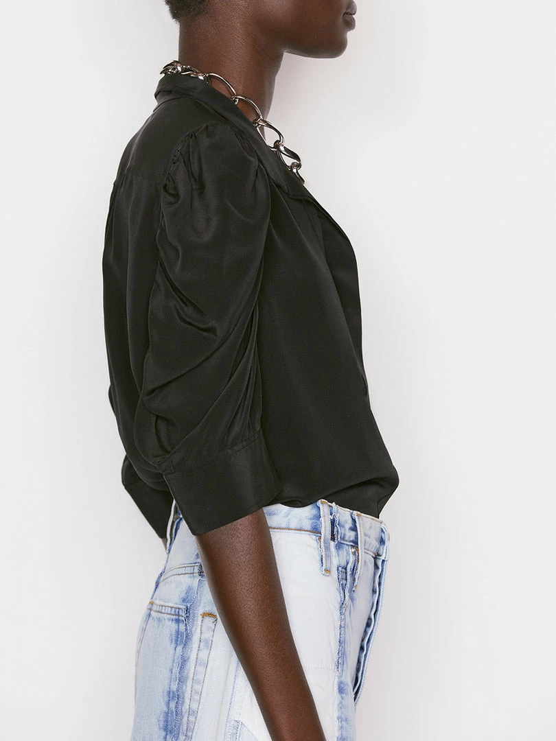 Deals π― Frame-denim Gillian Top -- Noir β 7 Frame-denim Gillian Top -- Noir