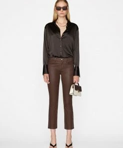 Frame-denim Le Crop Mini Boot -- Dark Chocolate