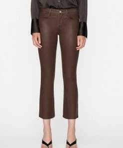 Frame-denim Le Crop Mini Boot -- Dark Chocolate