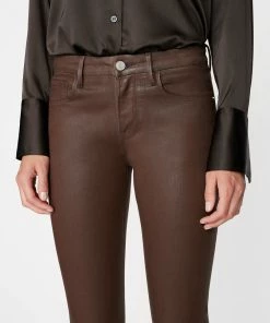 New 𧨠Frame-denim Le Crop Mini Boot -- Dark Chocolate π 8 Frame-denim Le Crop Mini Boot -- Dark Chocolate