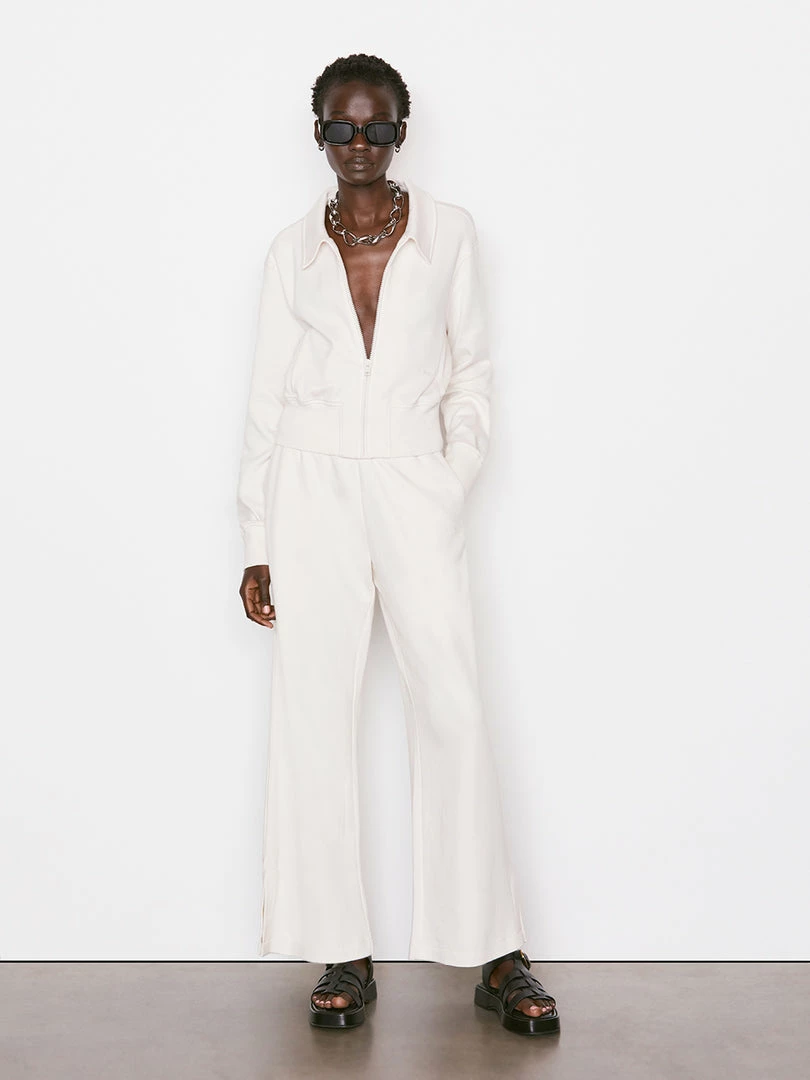 Coupon π Frame-denim π© Women Shrunken Track Jacket -- Bone π€© 2 Frame-denim Women Shrunken Track Jacket -- Bone