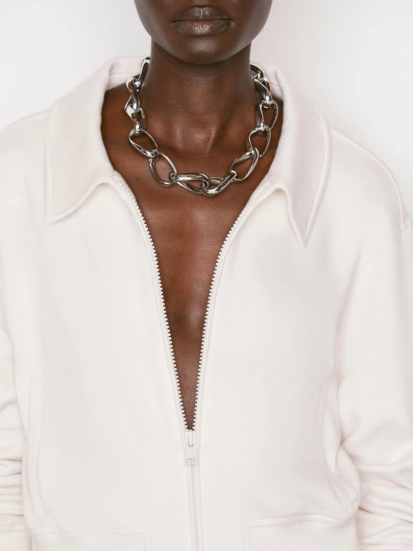 Coupon π Frame-denim π© Women Shrunken Track Jacket -- Bone π€© 4 Frame-denim Women Shrunken Track Jacket -- Bone