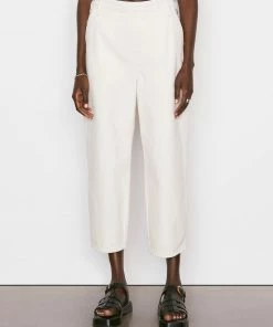 Frame-denim Button Detail Trouser -- Parchment