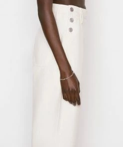 Best deal ⌛ Frame-denim Button Detail Trouser -- Parchment ✔️ 10 Frame-denim Button Detail Trouser -- Parchment