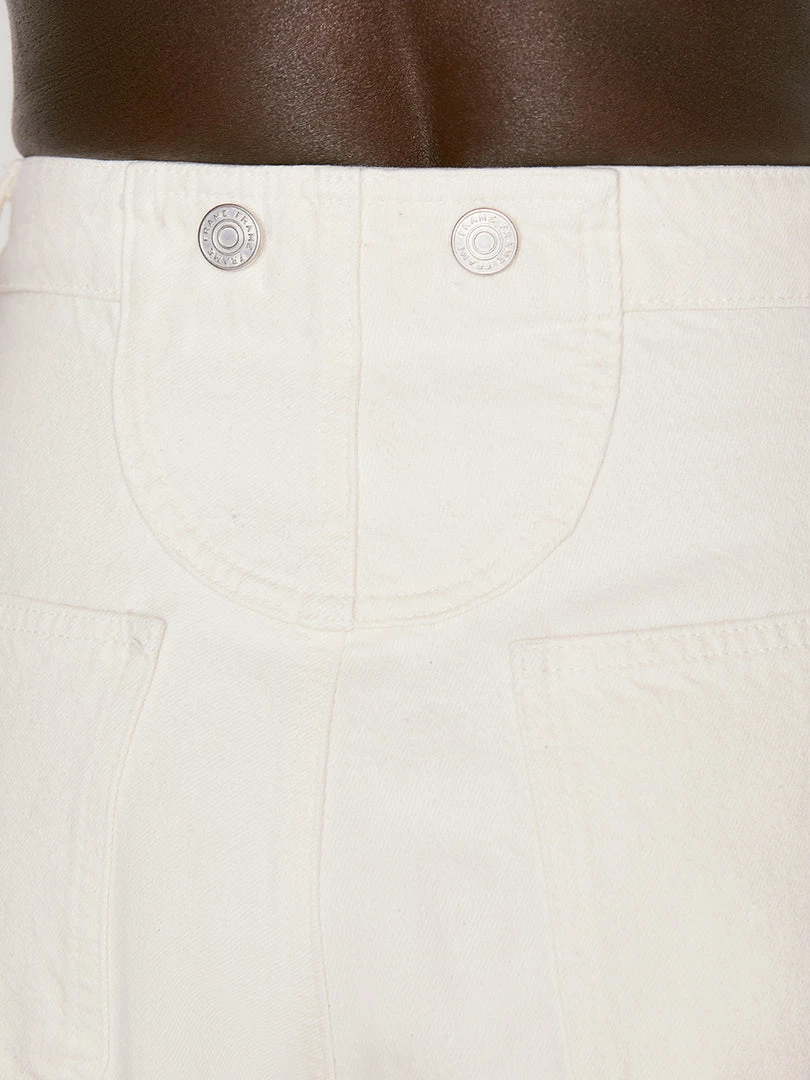 Best deal ⌛ Frame-denim Button Detail Trouser -- Parchment ✔️ 5 Frame-denim Button Detail Trouser -- Parchment