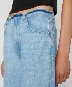 Frame-denim Raw Waist Baggy Pocket Jean -- Genoa Women