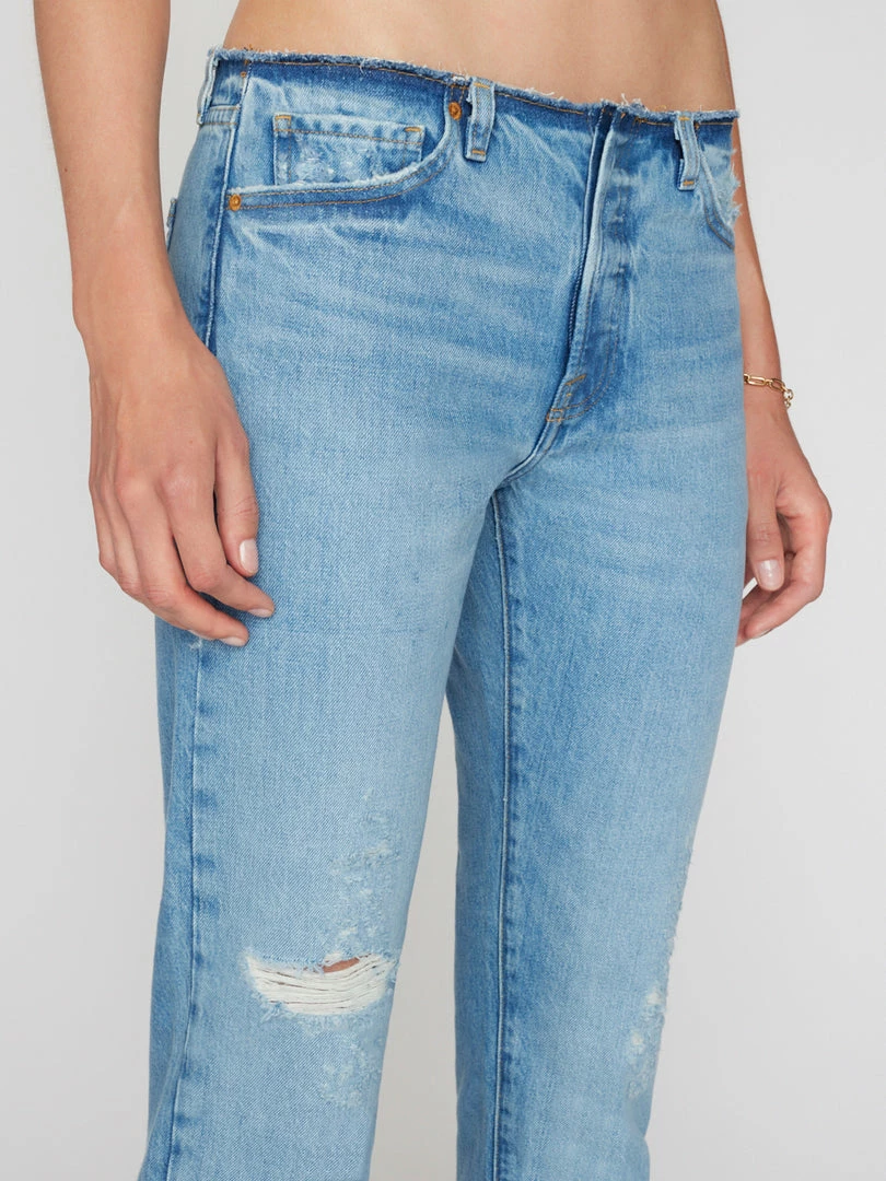 Hot Sale π Frame-denim Raw Waist Le Slouch -- Bluejay Rips π₯ 3 Frame-denim Raw Waist Le Slouch -- Bluejay Rips