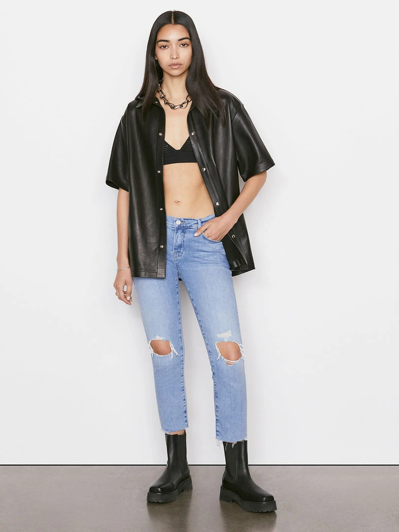 Flash Sale π€© Frame-denim π© Women Le Garcon Crop -- Cebu Rips β 2 Frame-denim Women Le Garcon Crop -- Cebu Rips