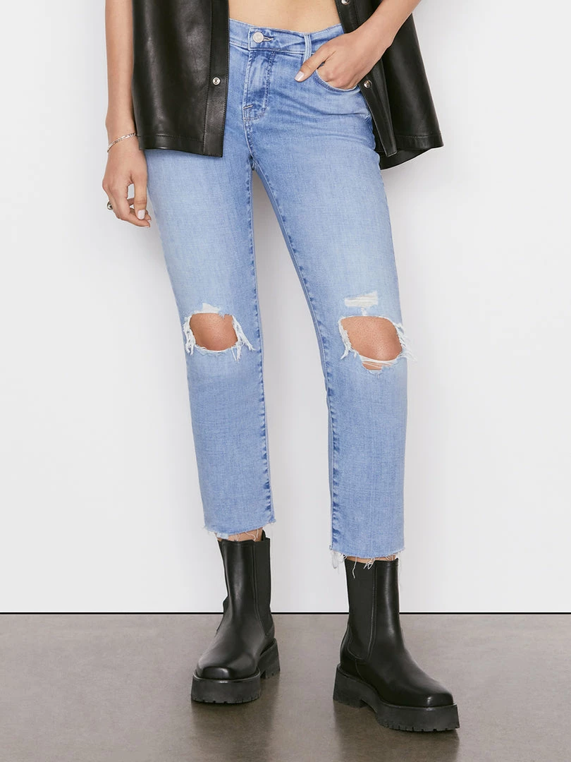 Flash Sale π€© Frame-denim π© Women Le Garcon Crop -- Cebu Rips β 1 Frame-denim Women Le Garcon Crop -- Cebu Rips