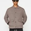 Frame-denim Men Twill Club Jacket -- Walnut