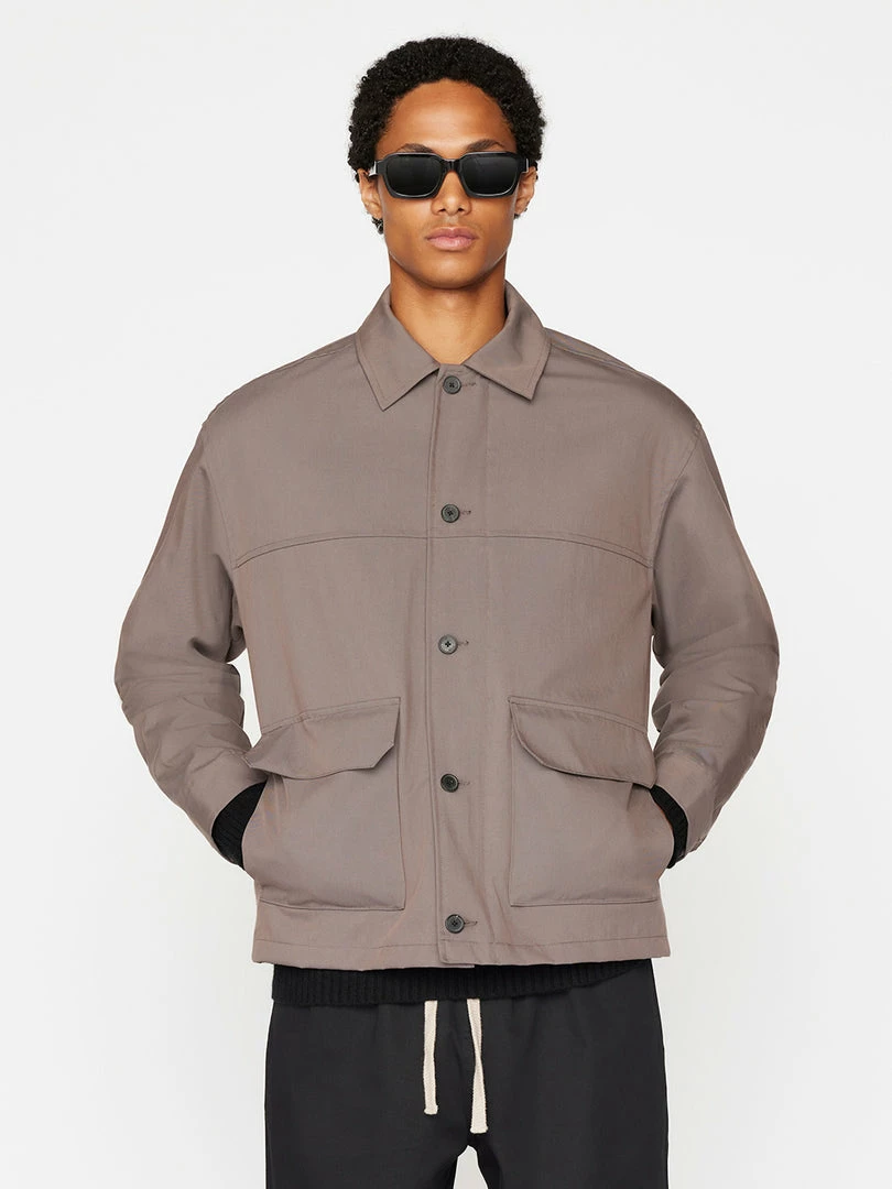 Flash Sale π Frame-denim Men Twill Club Jacket -- Walnut π 1 Frame-denim Men Twill Club Jacket -- Walnut