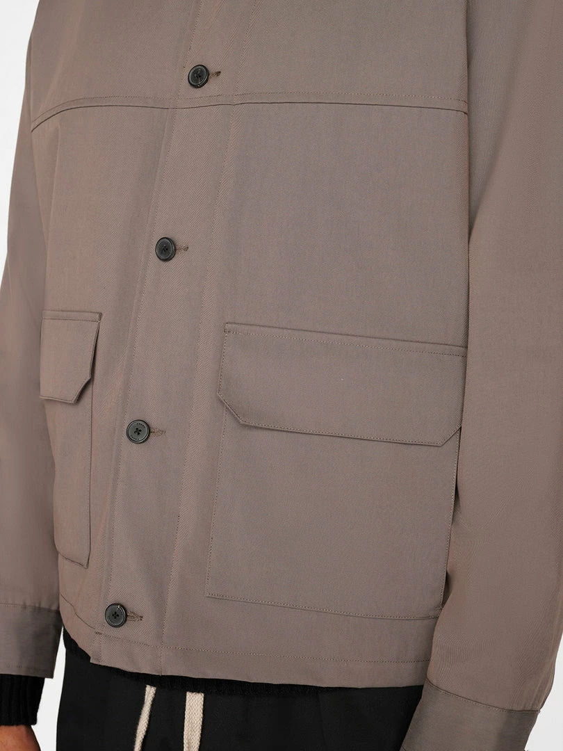 Flash Sale π Frame-denim Men Twill Club Jacket -- Walnut π 3 Frame-denim Men Twill Club Jacket -- Walnut