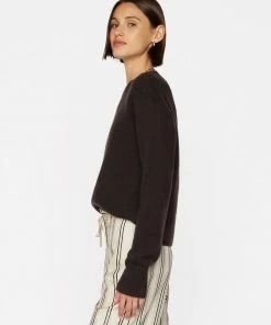 Frame-denim Clean Crewneck Sweater -- Americano Women