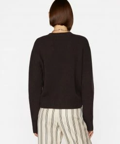 Frame-denim Clean Crewneck Sweater -- Americano Women